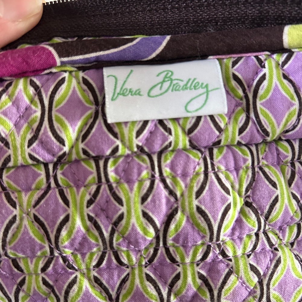 Vera Bradley Purple Punch Retired 12" Pink and Purple Backpack - Picture 5 of 6